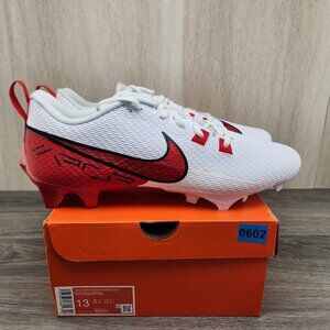 Nike Vapor Edge Speed 360 2 Size 13 Mens White University Red Football Cleats